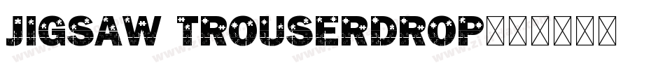 JIGSAW TROUSERDROP字体转换
